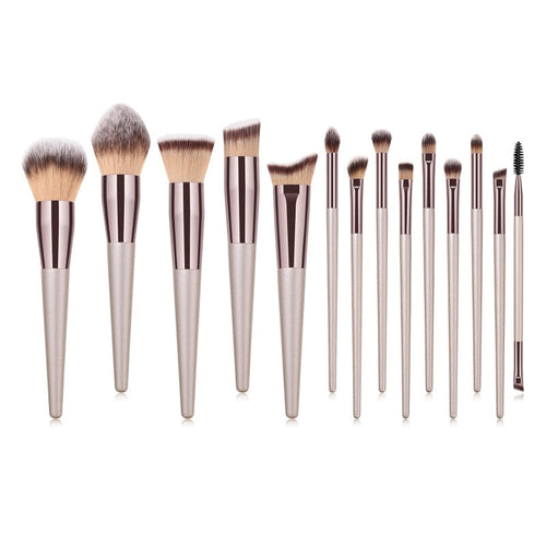 Fashionable Brushes Contour Blush Makeup Professional Foundation Eyeshadow Eyebrow Powder Make Up Brush Cosmetic Tools